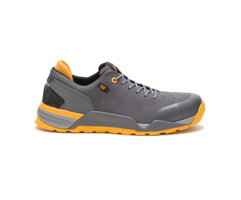 Caterpillar Sprint Suede Alloy Toe - Mørke Grå Sneakers Herre - Norge ( EUYFI-4132 )